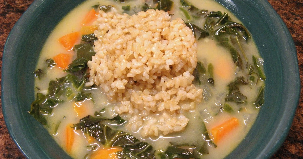 The WellFed Newlyweds Island Kale and Sweet Potato Soup