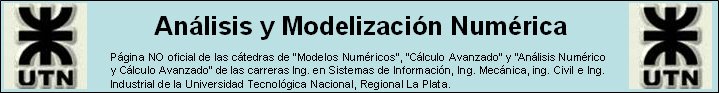 Análisis y Modelización Numérica