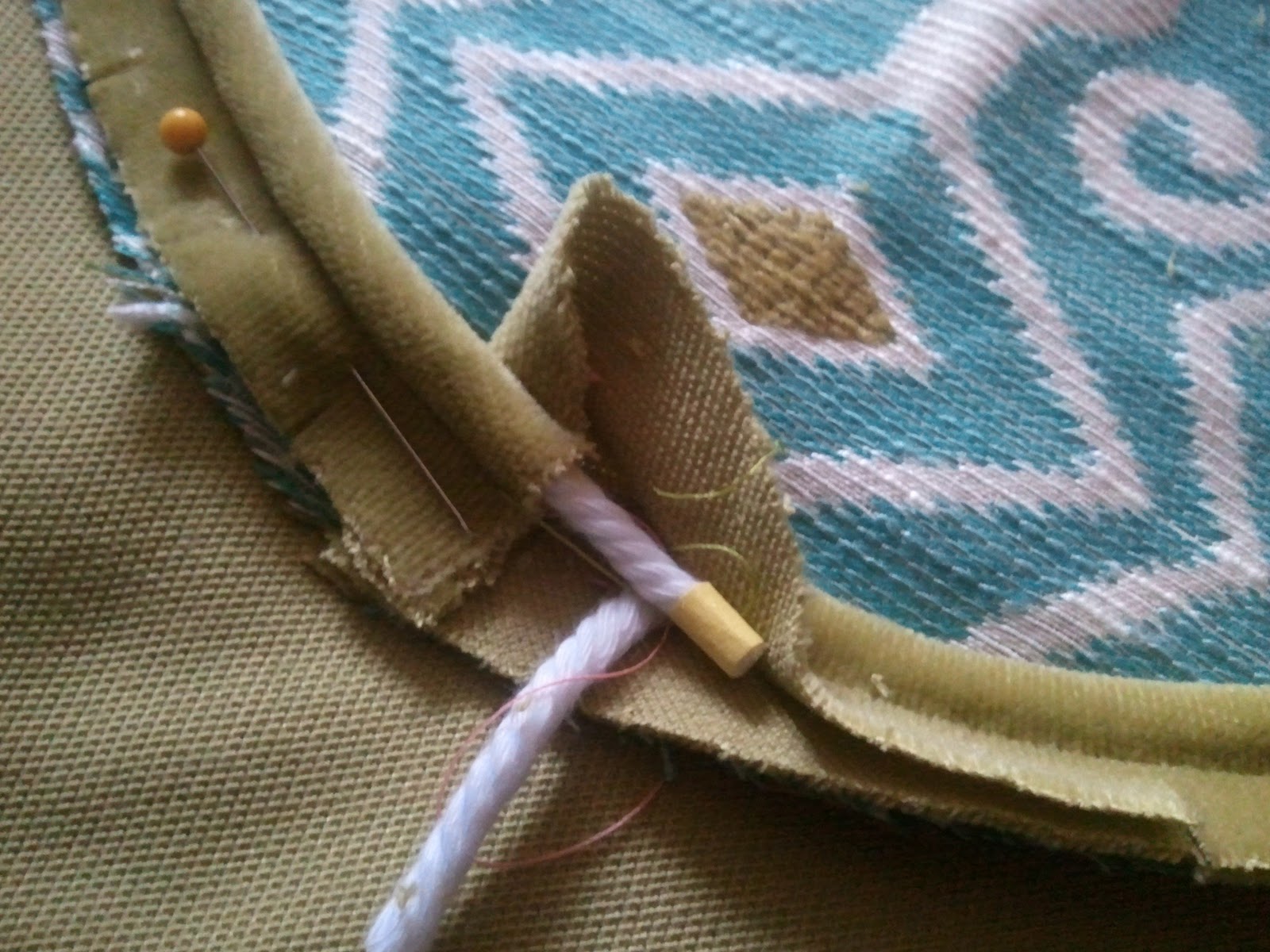 Sew Homegrown DIY Anthropologieinspired Bolster Pillow