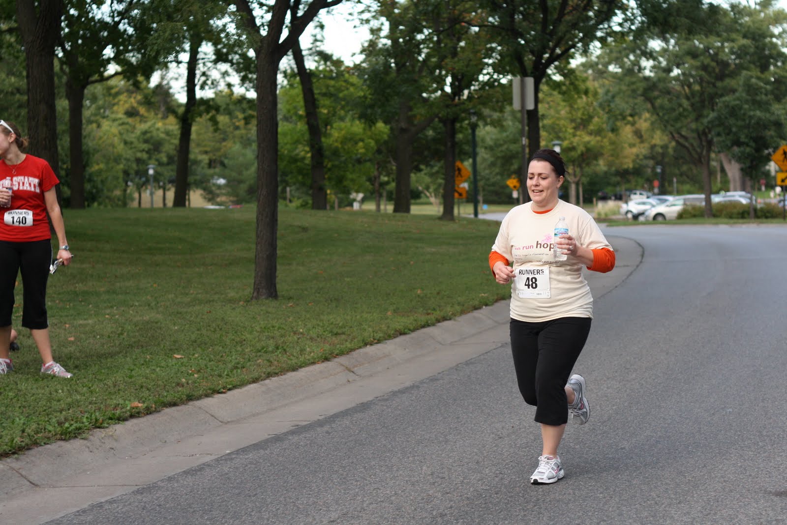 she did a mile   and then she