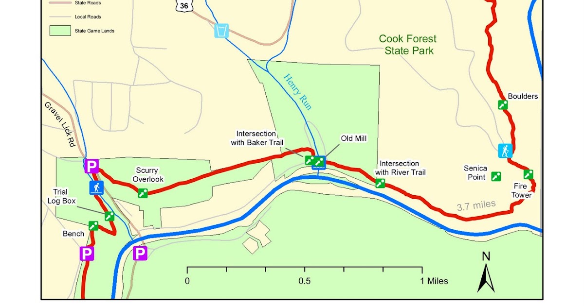 Clarion Chapter North Country Trail Clarion NCT Maps