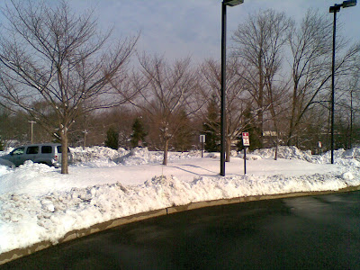 snow covered pavement 