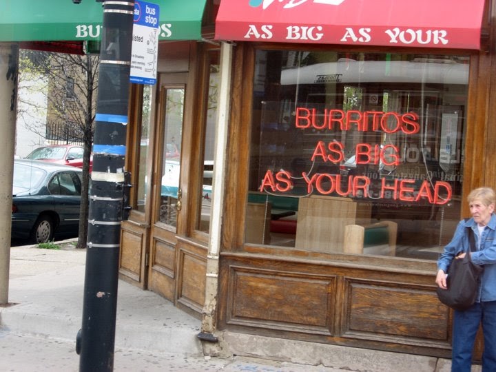 Eccentric Roadside Aye carumba! Burritos As Big As Your Head in Chicago