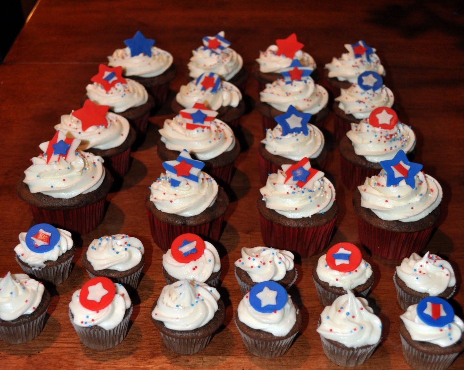 The Schulers Labor Day Cupcakes