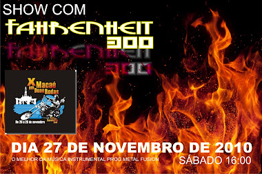 Show com Fahrenheit 300 no X Encontro de motos de Macaé