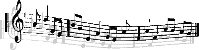 curly music note