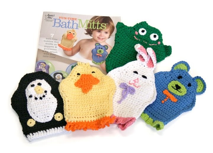 Crafts Direct Blog Crocheted Bath Mitts for Kids!