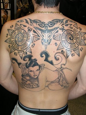 Back Angel Tattoos for Men