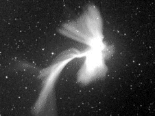 A Leonids meteor explodes in Earth's upper atmosphere on Nov. 23, 1998. A Leonids meteor explodes in Earth's upper atmosphere on Nov. 23, 1998.