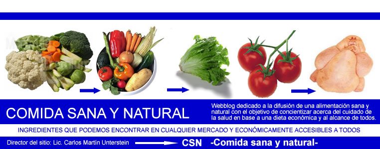 comida sana y natural