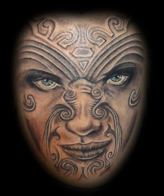 Maori Face Tattoo Page 20