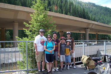 Part of the family- family bike trip in Idaho