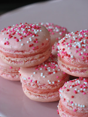 Pink Tagada Macarons