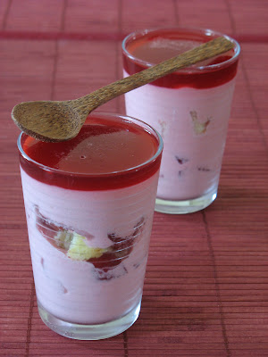 Strawberry Mirror Verrines