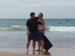 mike and claire on Dee Why Beach