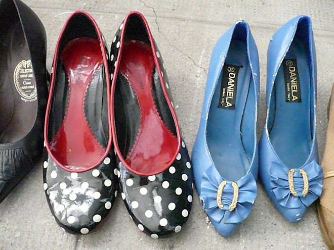 Le CDM: chaussures Pois et Bleues