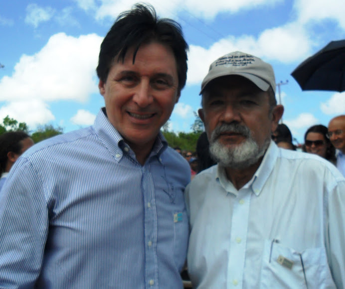 senador Eunicio Oliveira e Juarez Albuquerque, presidente da feligasce