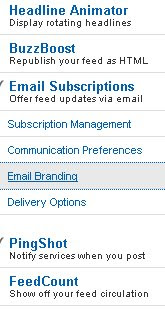 Click on email branding