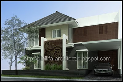 Renovasi/ ReDesain Rumah Mewah Tema 'Modern Tropis dengan Aksen Etnik Klasik', Griya Shanta - Malang