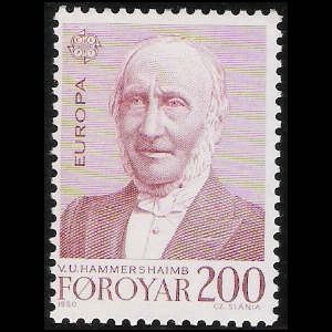 V.U.HAMMERSHAIMB, Føroyar 200 Stamp