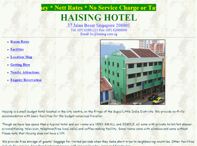 Singapore Budget Hotel - Haising Hotel- Singapore discounted hotel with affordable rates