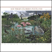 2006 Southern Florida Wetland #4099 Nature of America #8 S/S of 10 x 39 cents US United States Postage Stamps