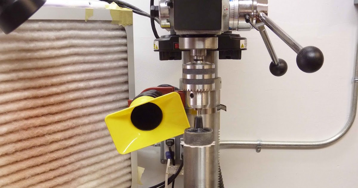 Scroll Saw Bowls Dust collection system for the drill press