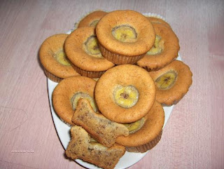 الموز الكعك Banana+muffin