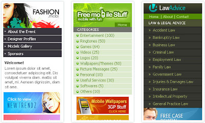 Brings a New Level of Excitement to Mobile Websites | Mobile Templates