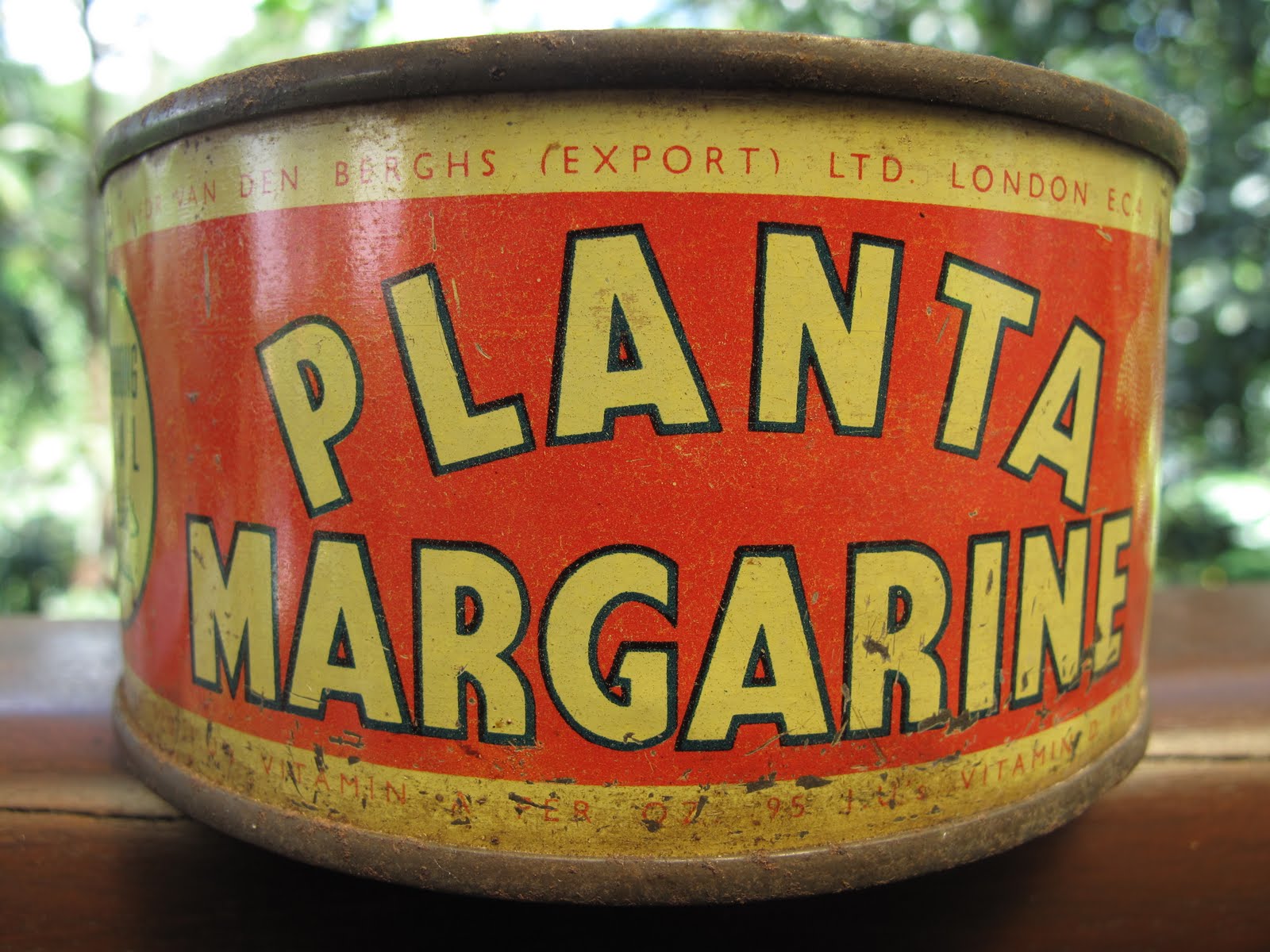 Reviving History A Story of Ayer Lamned Planta Margarine Tin Can