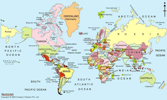 அமெரிக்காவில் முஸ்லிம்கள் - கொலம்பஸ்சுக்கு முன்னரும் பின்னரும்... I World+map_small