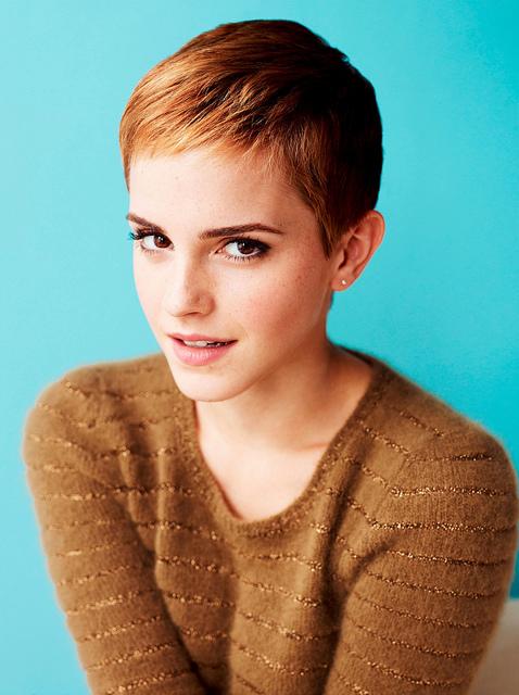 emma watson short hair ugly. house Emma Watson: New Haircut
