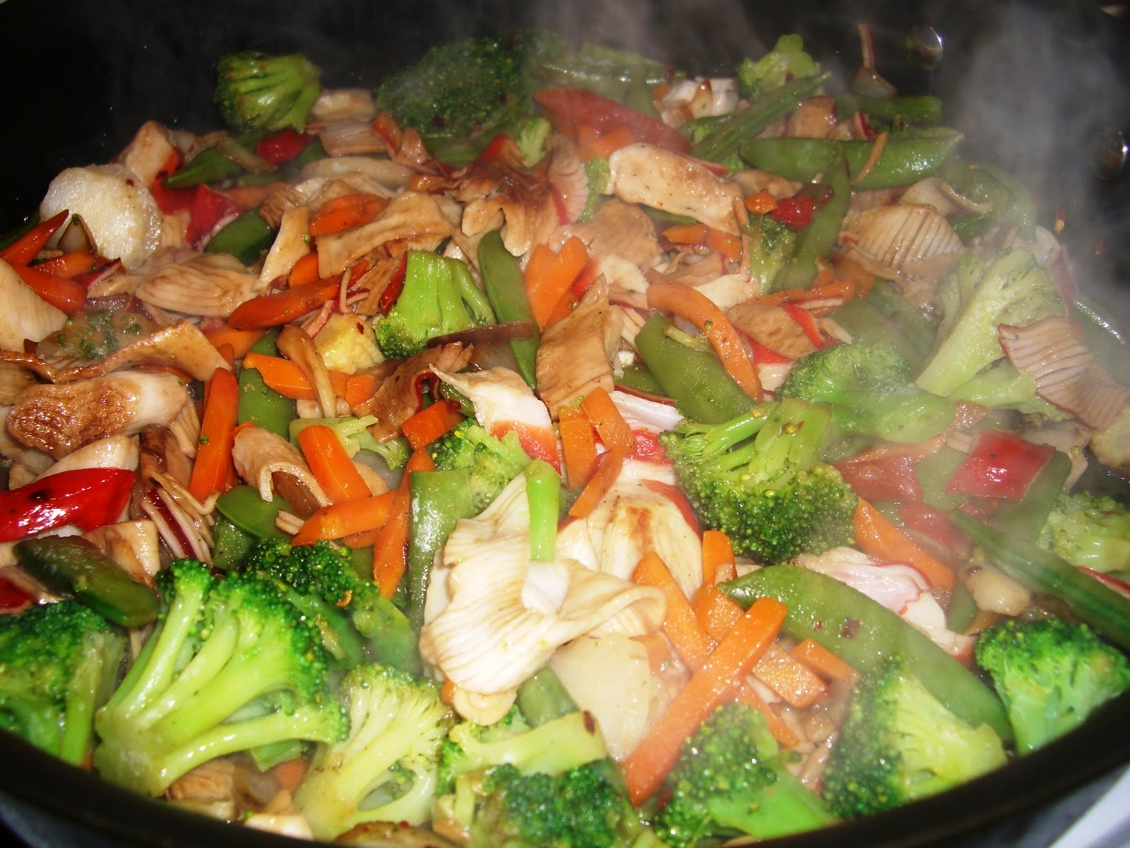 The Sexy-Chef Liz: Delicious Crab Stir-fry