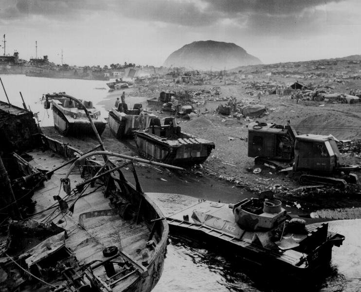 Destruction on Iwo Jima