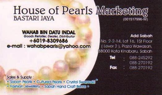 HOUSE OF PEARLS MARKETING