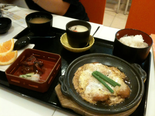 salmon katsu toji wazen set at ichiban sushi hougang mall