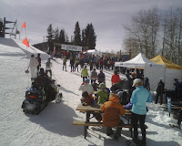 Lining up for the race