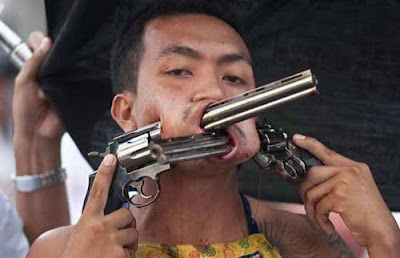 Thailand Piercing Festival Extreme And Shocking