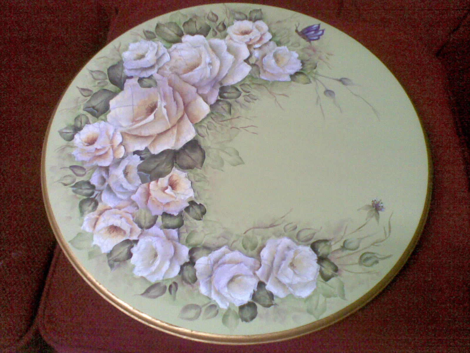 OliveBlue Decorative painting class continues....