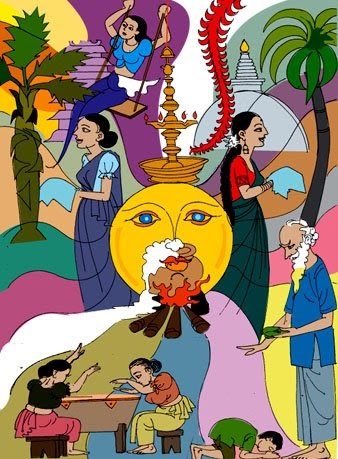 Aluth avurudu celebration (sinhala & tamil new year)僧伽罗和泰米尔新年 – maha karuna Sinhala and Tamil communities in Canada celebrate Sinhala and Tamil New Year together in a