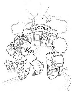 Desenhos para colorir de desenho de uma escola para colorir  