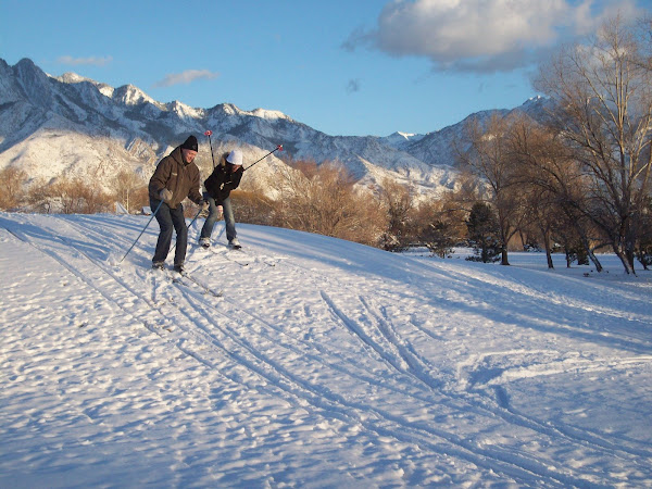 First Time Cross Country Skiing Together