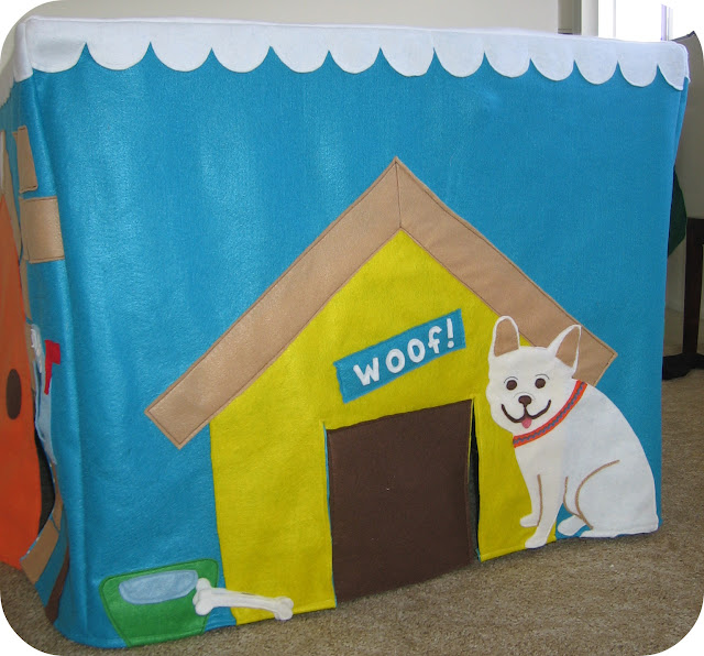 домик для детей из ткани