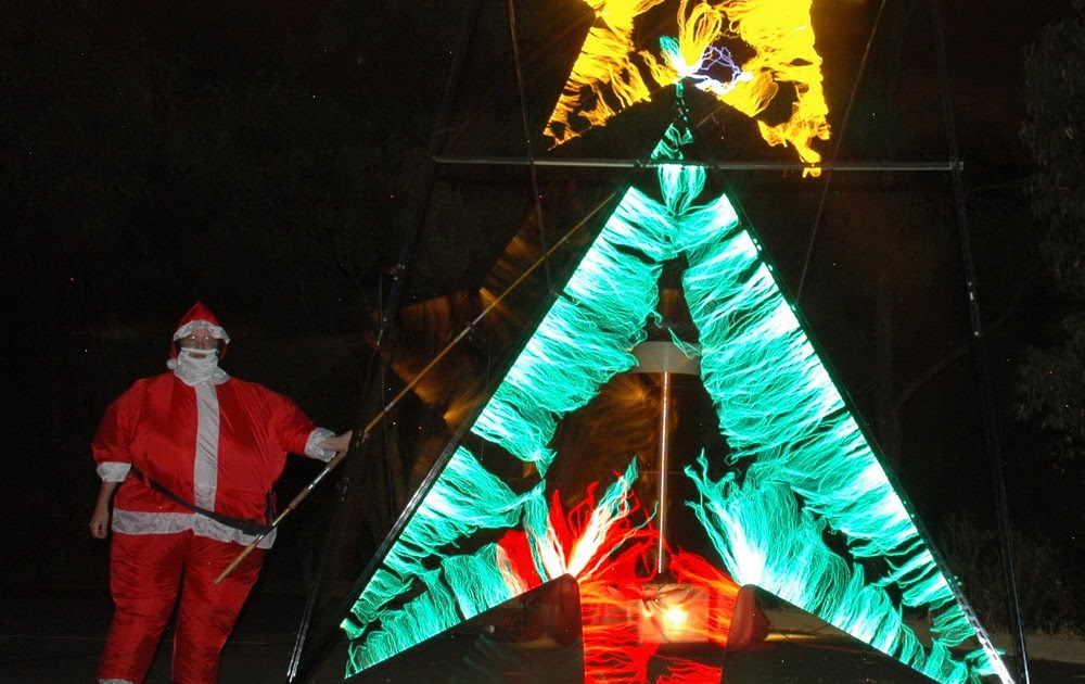 Tesla Christmas tree