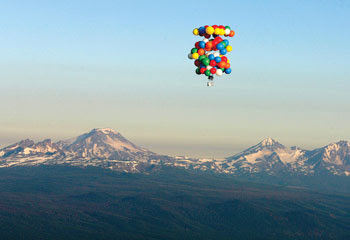 Deckchair balloonist Deckchair balloonist