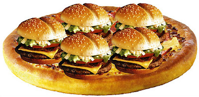 Cheeseburger pizza Cheeseburger pizza