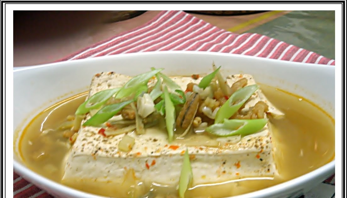 my messy kitchen tahu sutra steam ebi