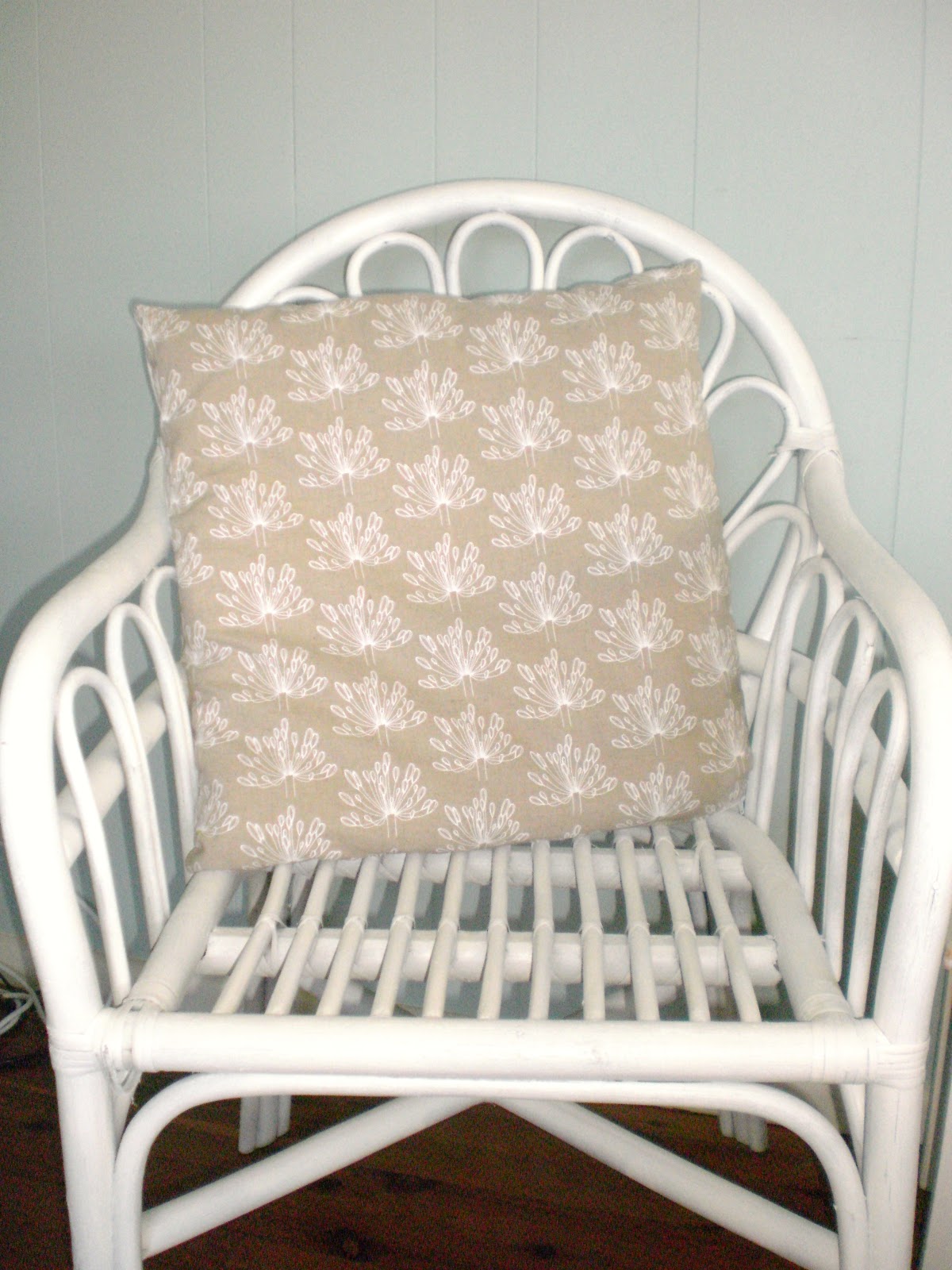 the girl in the brick house Zhushed Cane Chairs & Cushions