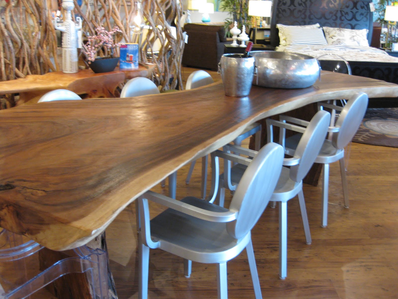free form wood dining tables dining room ideas free form wood tables