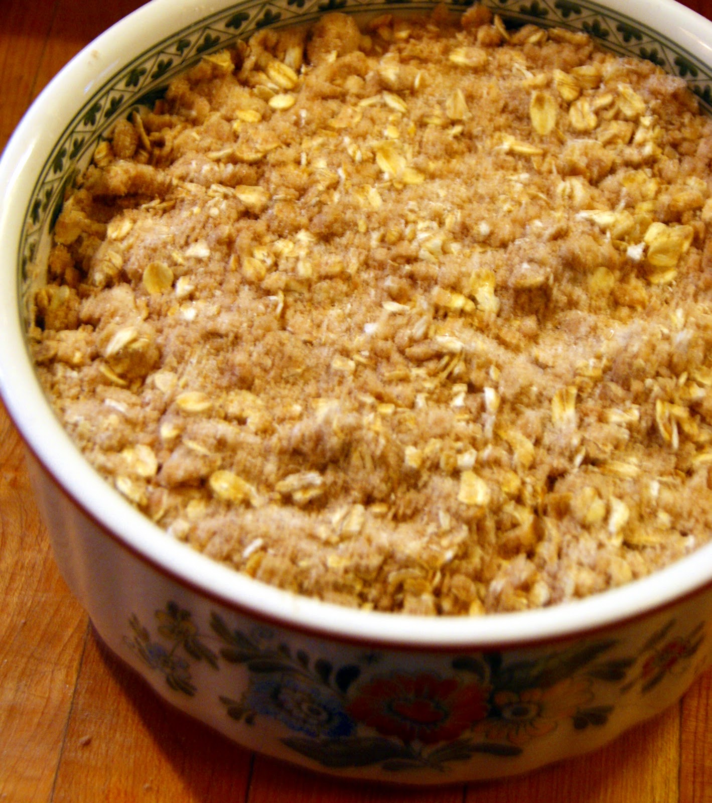 apple brown betty oatmeal
